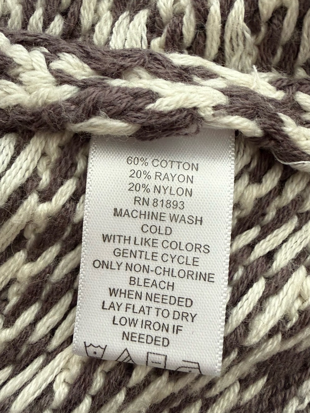 Isaac Mizrahi Live Brown S Chunky Knit Long Cardigan Lagenlook Art Teacher - Picture 5 of 7